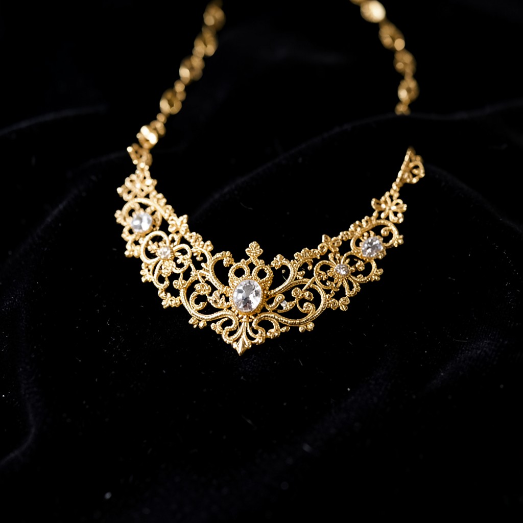 3D Gold Filigree Jewelry