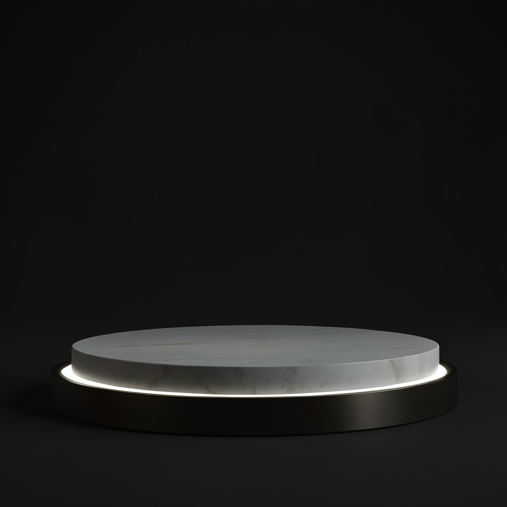 3D Carrara Marble Podium